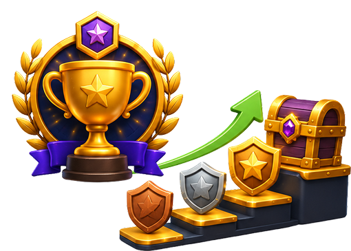 3D elf boy character with treasure items for puzzle games