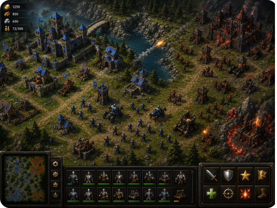 Strategy game visualization
