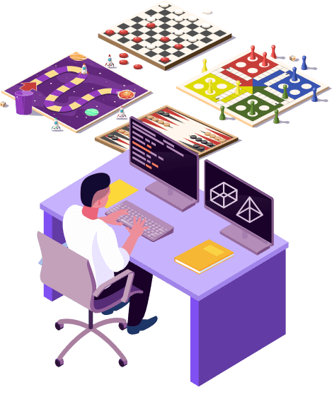 A game developer actively developing different types of board games