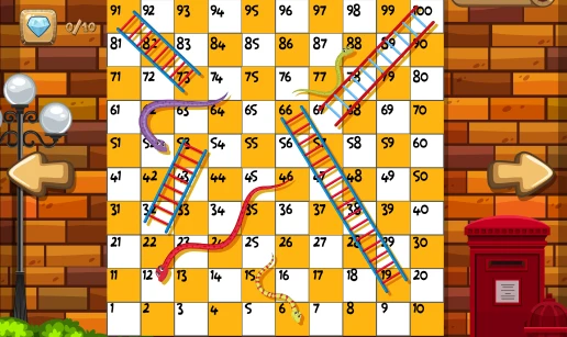 Snakes and ladders - A strategy based board game