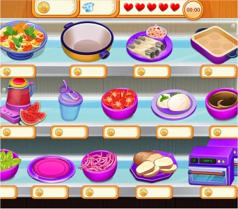 Kitchen Clout time management cooking game UI design portfolio