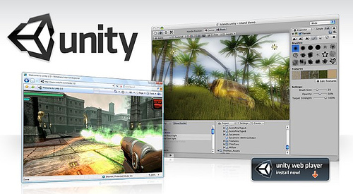 Unity game engine for video game development