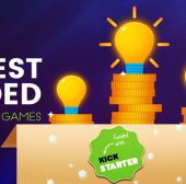 List of top 5 most funded Kickstarter games