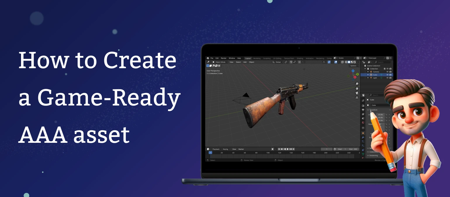How to Create a Game-Ready AAA asset